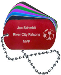 Soccer Dog Tag