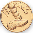Goal Soccer Litho Medal Insert