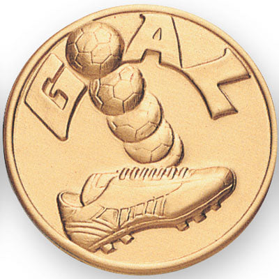 Goal Soccer Litho Medal Insert