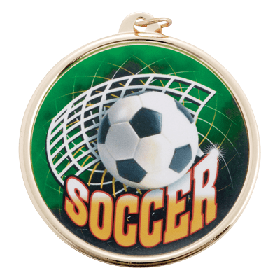 Color Medals (2 3/16 Inch) - Soccer