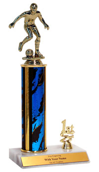 Soccer 1st, 2nd and 3rd Place Trophy