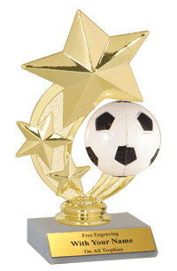 Soccer Spinner Participation Trophy