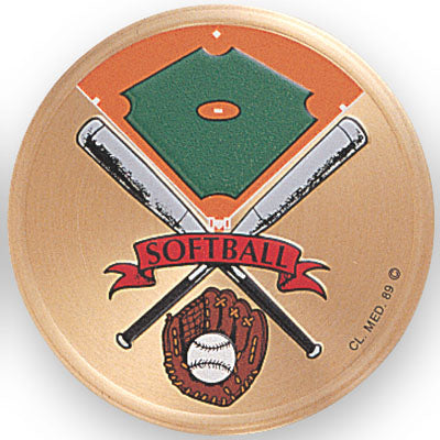 Softball Medal Insert (497659)