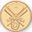 (507391) Litho Softball Medal Insert