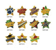Sparkling Star-Shaped Achievement Lapel Pins