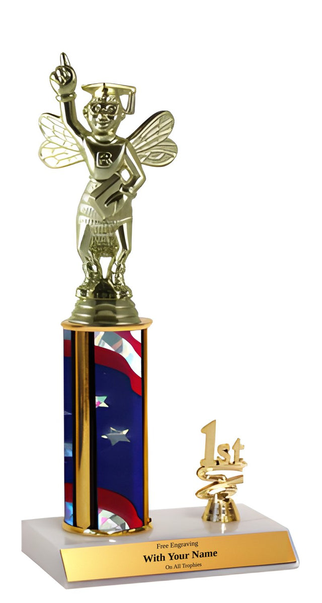 Spelling Bee 1st, 2nd and 3rd Place Trophy