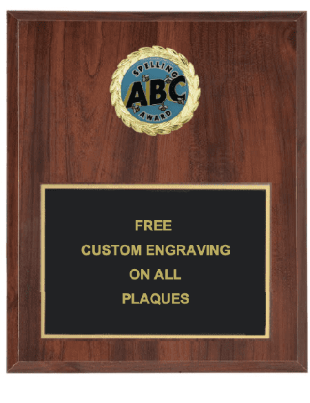 Spelling Bee Insert Plaque