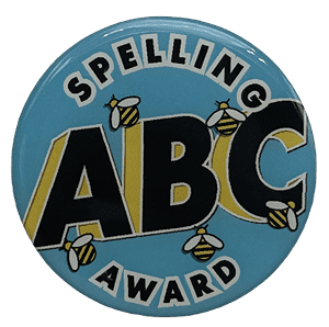 Spelling Bee 2" Epoxy Insert