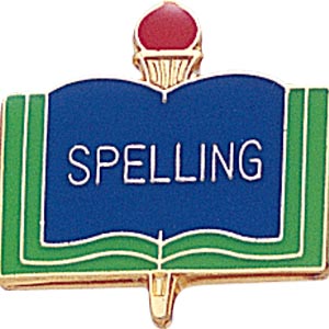Spelling Lapel Pins