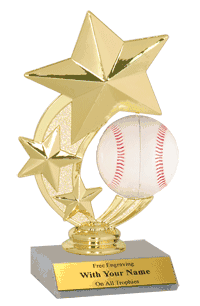 Spinner Participation Baseball Trophy