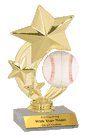 Spinner Participation Baseball Trophy