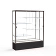 Spirit Black Display Case (Unighted), Mirror Back w/ Dark Bronze aluminum frame finish, 72"H x 60"W x 16"D