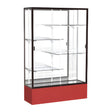 Spirit Red Display Case (Unighted), Mirror Back w/ Dark Bronze aluminum frame finish, 72"H x 48"W x 16"D