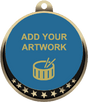 Star Medal with Custom Logo Insert