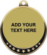 Star Medal with Custom Logo Insert