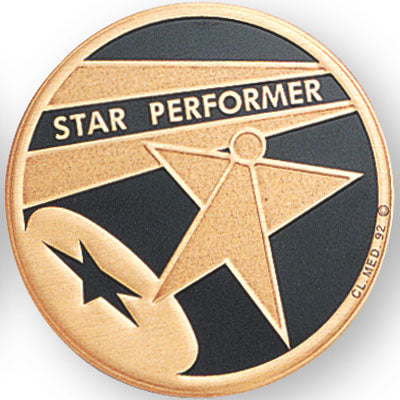 Star Performer (498150) Litho Medal Insert
