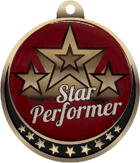 Star Performer Insert Medal