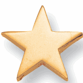 Flat Pin - 3/4 Inch Flat Gold
