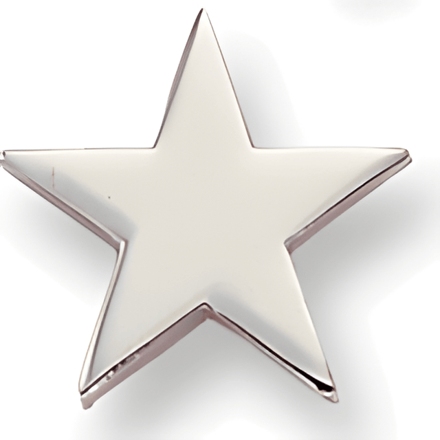 Silver Pin - 3/4 Inch Flat (BR Series)