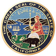 State Seal Of California Medal Insert (Etched)
