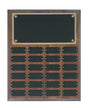 Step Edge Walnut Perpetual Name Plaque (24 Nameplates)