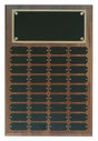 Step Edge Walnut Perpetual Name Plaque (36 Nameplates)