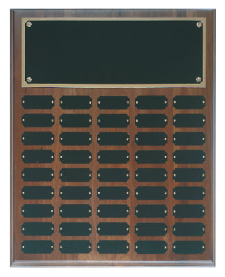 Step Edge Walnut Name Plaque (45 Nameplates)