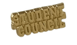 Student Council Gold Enamel Lapel Pin