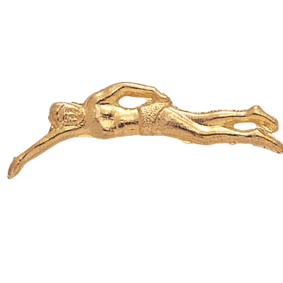 Freestyle Swimmer Lapel Pin (Male)
