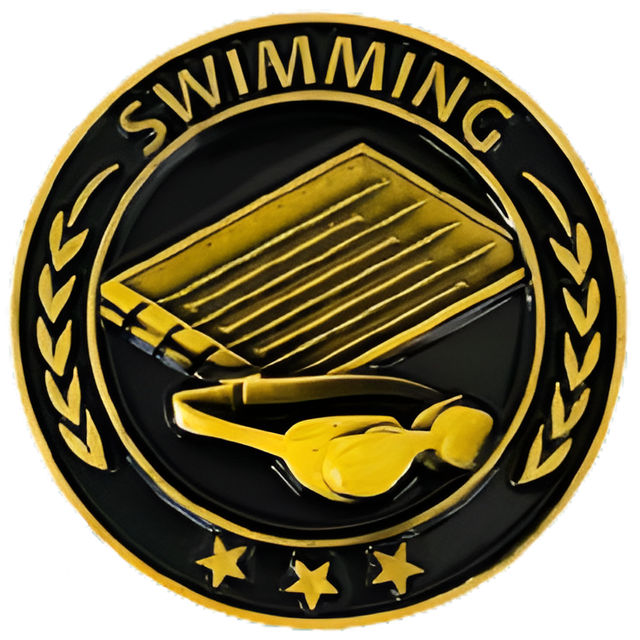 Swimming Premium Lapel Pin