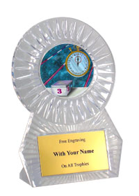 Jaded Acrylic Swimming Award