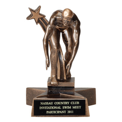 Boys Resin Swimming Trophy