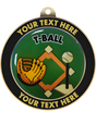 T-Ball Insert Medal with Personalized Rim