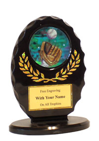 Acrylic Black T-Ball Award