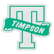T-Shaped Mascot Badge with Choice of Back
