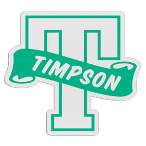 T-Shaped Mascot Badge with Choice of Back