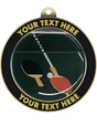 Table Tennis Insert Medal with Personalized Rim
