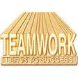 Teamwork Leads To Success Lapel Pin (BR Series)
