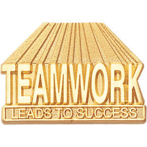Teamwork Leads To Success Lapel Pin (BR Series)