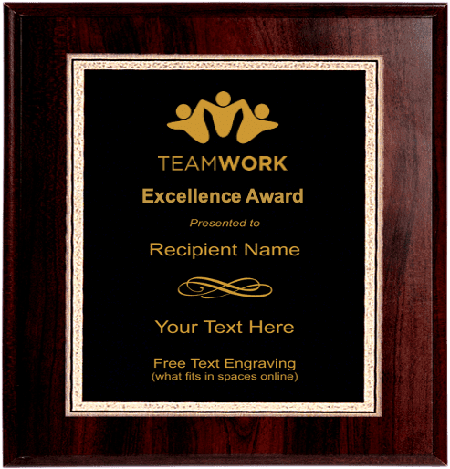Teamwork Plaque