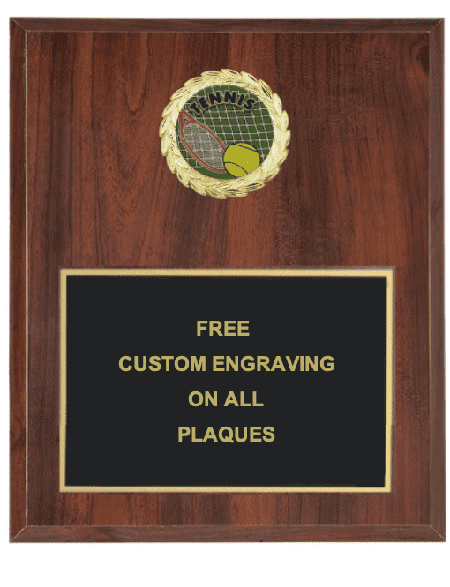 Tennis Insert Plaque