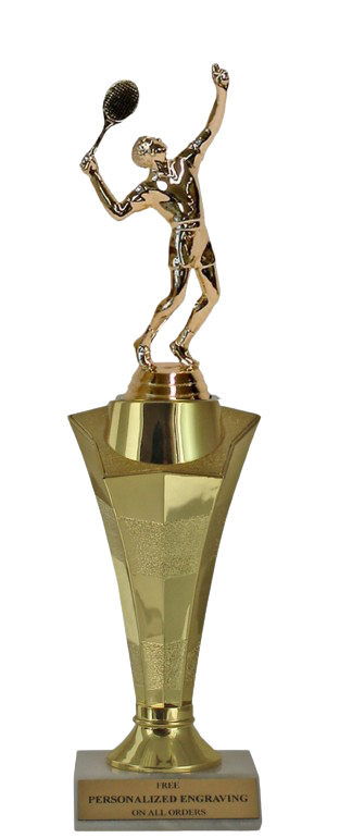 Tennis Star Column Trophy