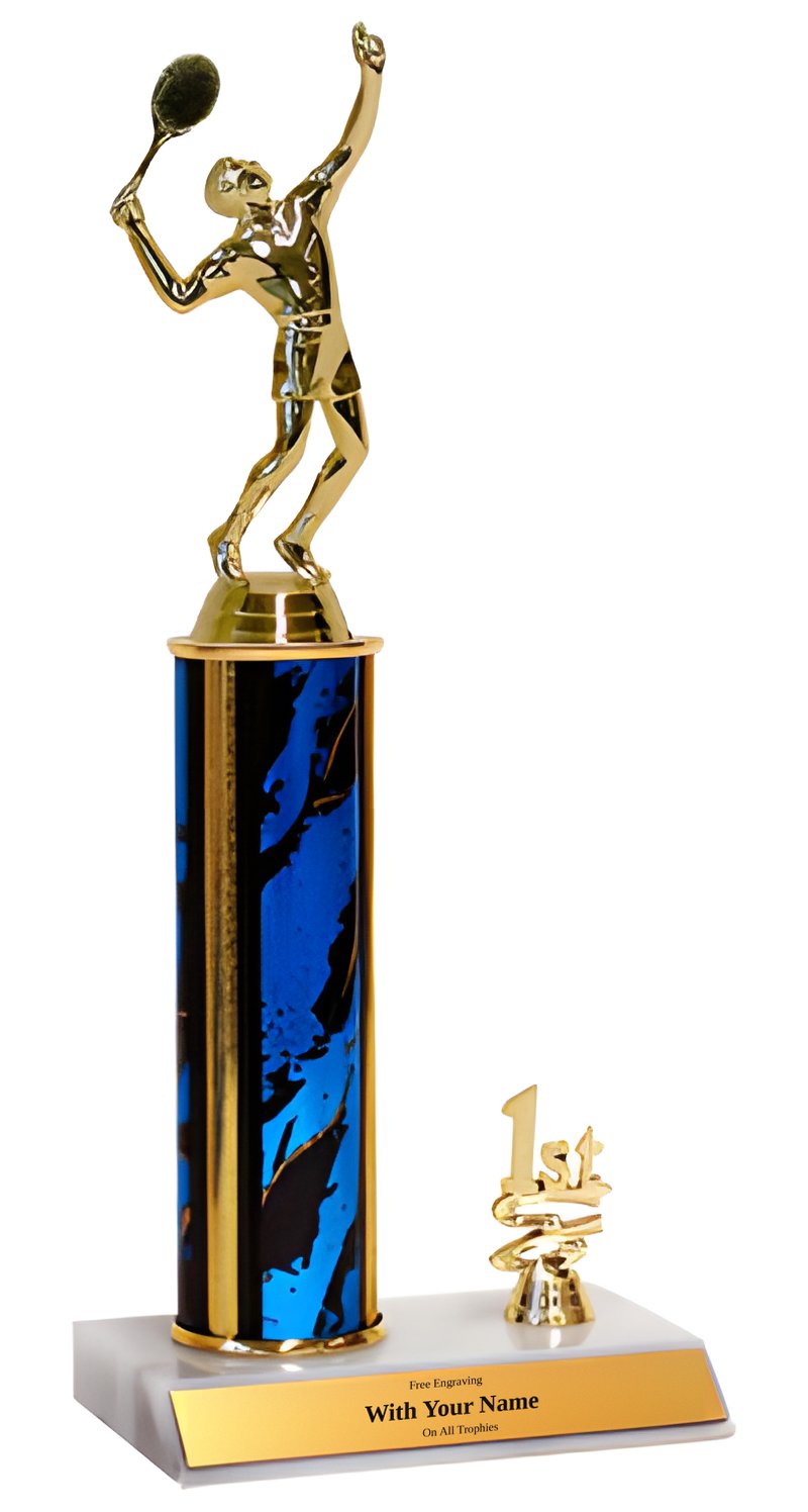 Tennis 1st, 2nd and 3rd Place Trophy
