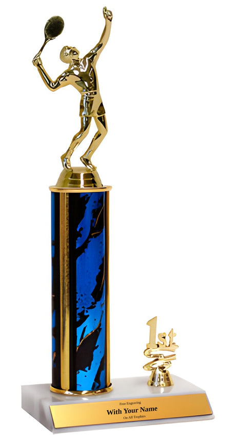 Tennis 1st, 2nd and 3rd Place Trophy