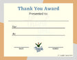 Thank You Award Certificate - Free Template