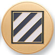 Third Infantry Division Medal Insert (Etched)