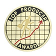 Top Producer Award Medal Insert (Etched)