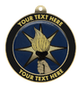 Torch Insert Medal with Personalized Rim
