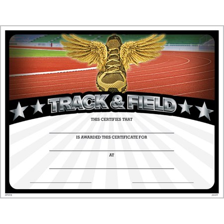 Track & Field Certificate