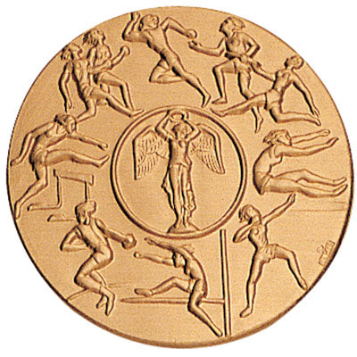 Track "All-Events" Litho Medal Insert